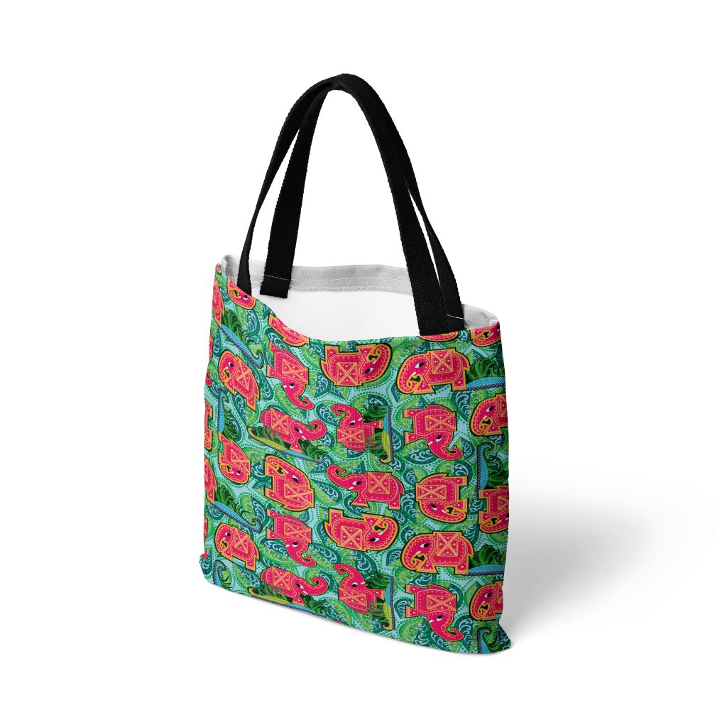 Summer Peacock on Peach Canvas Tote Bag – BollyDoll