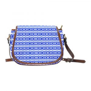 Coral Fish Blue Pattern Saddle Bag – BollyDoll