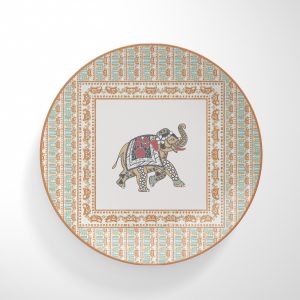 Elephant Dinnerware Plate
