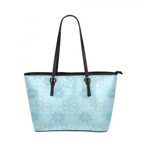 Simplified Flower Leather Tote Bag