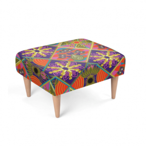 The Reserve Square Patch Footstool