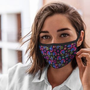 Peacock Vector Face Mask (2 Pack)