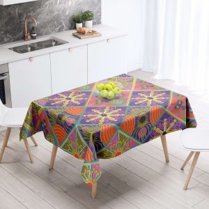 The Reverse Square Patch Table Cloth