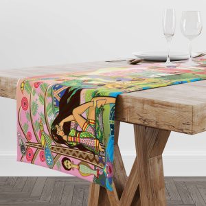 Wide Print Intro Bolly and Sheena Table Runner