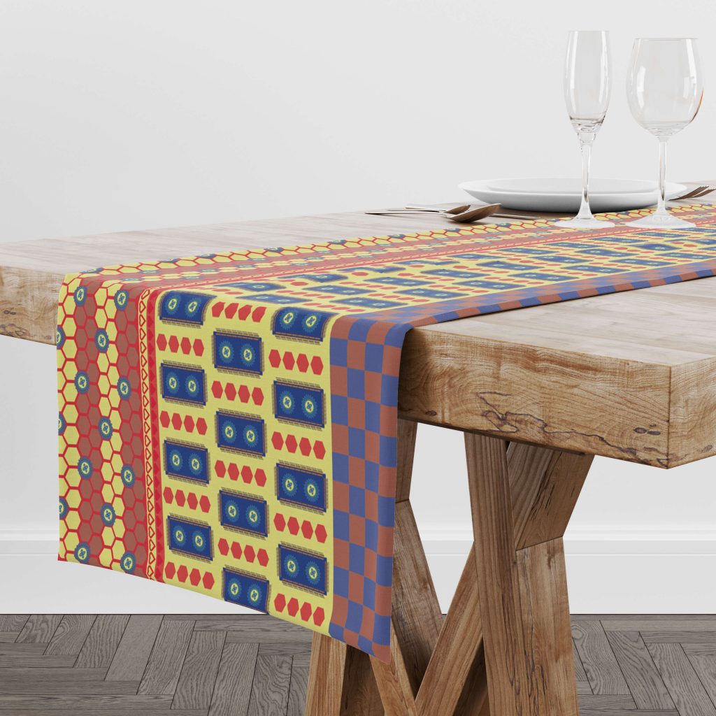 Wide Print The Bangles Table Runner – BollyDoll