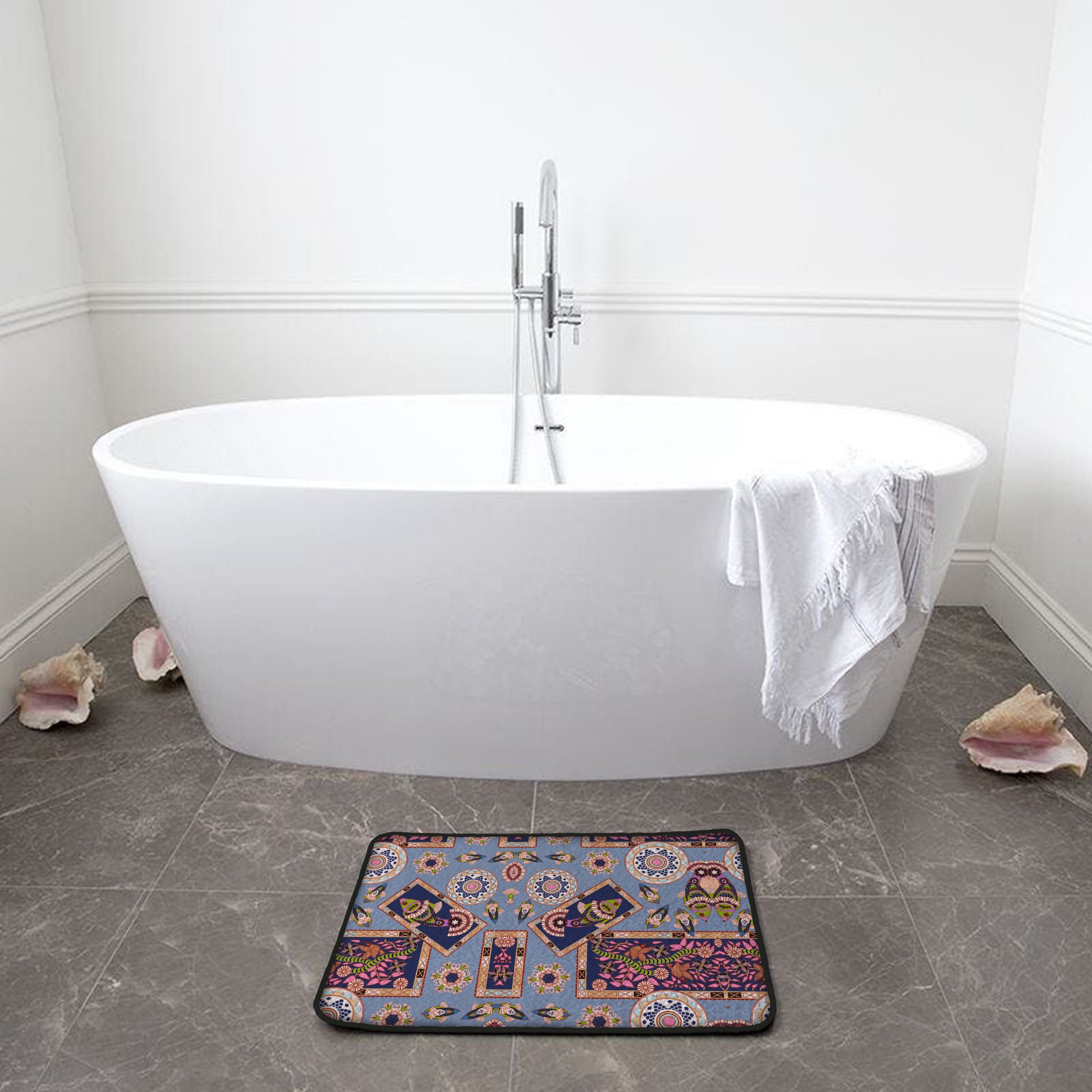 Fish Frame Bath Mat BollyDoll