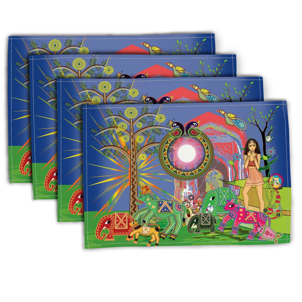 Placemat Set of 6 Mandala - Buttonworks main image 0